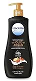 Leocrema - Körpercreme mit Arganöl, reichhaltige Textur und samtig, schnell einziehend, feuchtigkeitsspendend für 48 Stunden, 500 ml