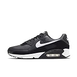 NIKE Herren AIR MAX 90 Sneaker, Iron Grey/White-DK Smoke Grey-Black, 44 EU