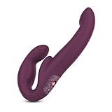 FUN FACTORY Doppelvibrator SHARE VIBE PRO (Burgunder) – Paarvibrator für Frauen & Männer MADE IN GERMANY, Doppeldildo mit kraftvollem Motor 100% medizinisches Silikon, hochwertig & hautfreundlich