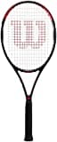 Wilson Tennisschläger Pro Staff Precision 103, Carbonglasfaser, Kopflastige Balance, 285 g, 69,2 cm Länge, Black / Red