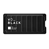 WD_BLACK P40 Game Drive SSD 1 TB externe SSD (WD_BLACK Dashboard, 2.000 MB/s Lesen/Schreiben, SuperSpeed USB 3.2 Gen2x2, 5 Jahre Garantie) Schwarz - auch kompatibel mit PC, Xbox und PS5