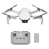 DJI Mini 4K Combo mit 2 Akkus, Drohne mit 4K UHD Kamera für Erwachsene, < 249 g, 3-Achsen Gimbal Stabilisierung, 10 km Videoübertragung, autom. Rückkehr, 2 Akkus für 62 min Flugzeit, QuickShots