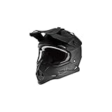 O'NEAL | Motocross-Helm | Kinder | MX Enduro | ABS Schale, Lüftungsöffnungen für optimale Belüftung & Kühlung, | 2SRS Youth Helmet Flat | Schwarz | Größe M