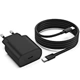 25W Schnellladegerät USB C für Samsung Galaxy S22/S22 Plus/S22 Ultra/S21 S20 FE/A52S A53 A33/Z Flip 3/Z Fold 3 5G, USB C Charger Adapter Type C Schnellladegerät mit 2m Schnell Ladekabel for Samsung