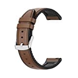 AXTGBHL Ersatzarmband aus Silikon und Leder, passend für LEMFO, passend für LEM12 LEM 12 Pro Smartwatch-Zubehör, weiches Gummi-Uhrenarmband, For LEMFO LEM12, Kunstharz, Achat