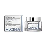 ALCINA Rich Anti Age-Creme - 1 x 50 ml - Trockene Haut - Schützt die natürliche Lipidbarriere - Gesichtscreme für reife, sehr trockene Haut