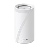 TP-Link Deco BE65-5G LTE WLAN Router, 5G Router SIM-Karte, 𝐓𝐫𝐢-𝐁𝐚𝐧𝐝 𝐖𝐢𝐅𝐢 𝟕, 3× 2,5 Gbit/s-Ports, 320-MHz-Kanäle, Nur APP verwaltet, Keine Webverwaltungsseite