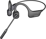 MONODEAL Knochenschall Kopfhörer Bluetooth Headset mit Mikrofon, Bluetooth 5.3 Kopfhörer Open Ear mit Multipoint-Verbindung, Wireless Headset mit Mikrofon für Büro, Meeting, Online Lernen