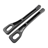 2pcs Autositz Gap Filler Universal auslaufsicher Elastisches PU Leder Autositz Gap Filler Pad Autositz Side Gap Filler Autositz Spaltfüller Autositz Zubehör (schwarz)