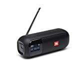 JBL Tuner 2 Radiorekorder in Schwarz – Tragbarer Bluetooth Lautsprecher mit MP3, DAB+ und UKW Radio – Kabelloser Musikgenuss von bis zu 12 Stunden