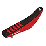 BLACKBIRD Abdeckung Sattel Doppelt Grip 3 Honda Crf R 250 2004-2009 - Crf X 250 2004-2017 450 2004-2017 Rot/Schwarz