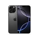 Apple iPhone 16 Pro Max 512 GB: 5G Handy mit Kamerasteuerung, 4K 120 Dolby Vision und einem großen Sprung bei der Batterielaufzeit. Funktioniert mit AirPods, Titan Schwarz