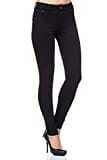 Elara Damen Stretch Hose Jeggings Skinny Fit Chunkyrayan H01 Black 36 (S)