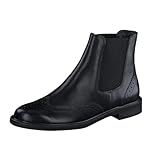 Paul Green Damen Chelsea-Stiefelette, Frauen Chelsea Boots,halbstiefel,Kurzstiefel,uebergangsschuhe,uebergangsstiefel,Schwarz (Black),40.5 EU / 7 UK