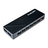 upHere 7-Port 4PIN SATA PWM Lüfter Hub/Splitter für CPU-Kühlergehäuse Lüfter 4-Pin & 3-Pin Lüfter Kühlung (1-zu-7 PWM HUB),FH07