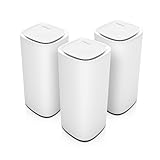 Linksys Velop Pro 7 Mesh WiFi 7 System MBE7003 – Cognitive Mesh-System mit Tri-Band und mehr als 10 Gbit/s – Mesh-Abdeckung von bis zu 825 m² – Anbindung von 600 Geräten – 3er-Pack