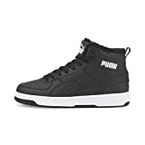 Puma Rebound Joy FUR Jr Unisex Kinder Sneaker gefüttert 375477 Schwarz, Schuhgröße:40 EU