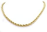 14 Karat / 585 Gold Kordelkette Gelbgold Unisex - 2.50 mm. Breit - Länge wählbar (45)