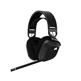 CORSAIR HS80 RGB WIRELESS Multiplattform-Gaming-Headset - Dolby Atmos - Omnidirektionales Mikrofon - iCUE-Kompatibel - PC, Mac, PS5, PS4 - Carbon, Farbe Schwarz