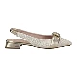 Lüke Schuhe Peeptoes & Slingpumps CAMERUN, Textil, Gold, Damen EU 39