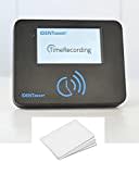 IDENTsmart TimeRecording ID800 Starterkit inkl. 5 RFID-Karten (blanko/bedruckbar) - Komplettsystem zur effektiven Online-Zeiterfassung der MA/erweiterbar/Zugang über PC, Mac, Smartphone u. Tablet