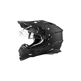 O'NEAL | Motorradhelm | Enduro Motorrad | Ventilationsöffnungen für maximalen Luftstrom & Kühlung, ABS-Schale | Sierra Helmet Flat V.23 | Erwachsene | Schwarz | Größe L