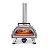 ooni Karu 16 Outdoor Multi-Treibstoff-Pizzaofen - Holz- und Gas-Pizzaofen - Pizzaofen zum Kochen im Freien - Tisch-Pizzaofen für echte Steingebackene Pizza