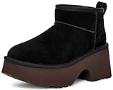 UGG Classic Ultra Mini New H Schwarz 37