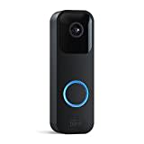 Blink Video Doorbell | Türklingel mit Kamera, Gegensprechfunktion, HD-Video, lange Batterielaufzeit, Bewegungserfassung, App-Benachrichtigungen bei Klingeln, Funktioniert mit Alexa (schwarz)