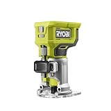 RYOBI 18 V ONE+ Akku-Kantenfräser RTR18-0, 6 Geschwindigkeitsstufen, max. Spanndurchmesser 6/6,35 mm, ohne Akku und Ladegerät