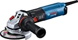 Bosch Professional Winkelschleifer GWS 17-125 S (1.700 Watt, inkl. Zusatzhandgriff, Schutzhaube, Trennschutzhaube, Staubfilter, Zweilochschlüssel, Aufnahmeflansch, Spannmutter)