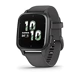 Garmin Venu Sq 2 - GPS-Fitness-Smartwatch mit 1,4" AMOLED Display, Schlafanalyse mit Sleep Score und über 25 Sport-Apps. 24/7 Gesundheitsdaten, Garmin Pay, bis zu 11 Tage Akkulaufzeit und wasserdicht.