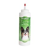 Bio-groom - Ohrenpflege Pulver für Hunde - Hundezubehör - Für Fellpflege der Hundeohren - Erleichtert Haarentfernung im Gehörgang - Mit Trichterspitze - 85 g