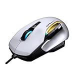 Roccat Kone AIMO Gaming Maus (hohe Präzision, Optischer Owl-Eye Sensor (100 bis 16.000 Dpi), RGB AIMO LED Beleuchtung, 23 programmierbare Tasten, Designt in Deutschland, USB), weiß(remastered)