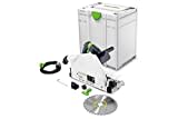 Festool Tauchsäge TS 75 EBQ-Plus (mit Kreissägeblatt WOOD UNIVERSAL, Rückschlagstopp, Splitterschutz, Innensechskantschlüssel), im Systainer