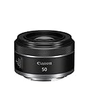 Canon RF 50mm F1.8 STM Objektiv | Kompakt und leicht, hohe Lichtstärke von 1:1,8, kompatibel mit Allen Canon Kameras der EOS R Serie Schwarz