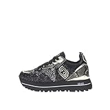 Scarpe donna Liu-Jo Maxi Wonder 01 sneaker glitter black D25LJ09 BF4001 TX007 40