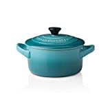 Le Creuset Mini-Cocotte aus Steinzeug, 200 ml, 10 x 5 cm, Karibik, 71901101700100