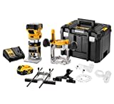 DEWALT DCW 604 P2 Akku Kombifräse 18V 55 mm + 2x Akku 5,0Ah + Ladegerät + TSTAK