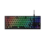 HyperX Alloy Origins Core – RGB Mechanische Gaming Tastatur, Tenkeyless, HyperX Aqua, (QWERTY – US Layout)