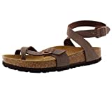 BIRKENSTOCK Unisex Yara Birko-Flor Nubuck Mocha Sandalen 39 EU