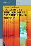 Analytische Einführung in die Erkenntnistheorie (De Gruyter Studium)