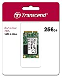 Transcend Highspeed 256GB interne mSATA SSD SATA III (6Gb/s), Festkörper-Laufwerk, zum Aufrüsten von Ultrabooks, Tablets oder Slim Servern, schnelle Übertragung TS256GMSA230S