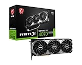 MSI GeForce RTX 4070 Ti SUPER 16G Ventus 3X OC Grafikkarte, NVIDIA RTX 4070 Ti SUPER, 16 GB GDDR6X Speicher, 21Gbps, PCIe 4.0, DLSS3.5 + Indiana Jones