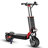 HWWH Elektroroller Erwachsene leistungsstark Offroad Elektroscooter Elektro Roller E Scooter für Gelände Doppelmotor Extrabreite 13 Zoll Reifen 60V43Ah Lithium-Akku