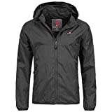 Höhenhorn 25F1-3 Rigi Herren Regen Jacke Outdoor Rain Freizeitjacke Schwarz Gr L