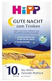 HiPP Bio Milchnahrung Gute-Nacht! Milch-Getreide-Mahlzeit Bio, 4er Pack (4 x 500g)