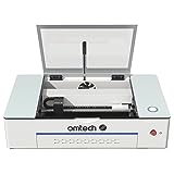 OMTech Polar Lasergravurschneider 50W Desktop-Lasergravurmaschine 510x300mm Arbeitsbett Desktop CO2 laser Graviermaschine Lightburn-kompatible mit 2 Drehachsen 5 MP-Kamera Wasserkühler Rauchabsaugung