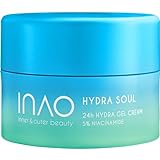 INAO Skincare - Hydra Soul 24h Hydro Gel Cream | Gesichtscreme mit Niacinamid & Aloe Vera | Für jeden Hauttyp | 24h hydratisierte Haut | Leicht, erfrischend, beruhigend