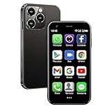 Hipipooo Mini-Telefon, 3G Smartphone, 3 Zoll 1000 mAh Android 8.1 Backup-Smartphone, 2 GB + 16 GB(XS15-Schwarz)